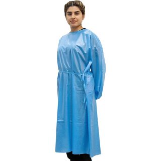10 Pack Washable, Waterproof Isolation Gown - Reusable Up to 10 Washes | Universal Size |