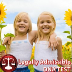 Twin Zygosity - 2 Siblings - Legally Admissible DNA Test