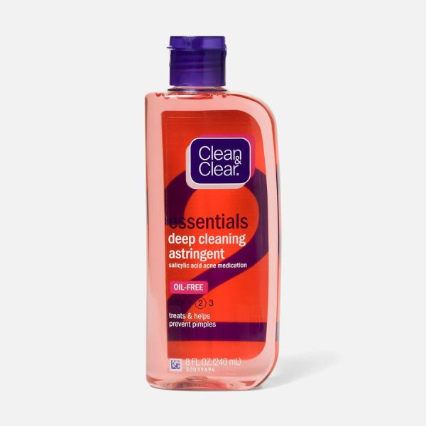 Clean & Clear Essentials Deep Cleansing Oil Free Astringent, 8 fl oz.